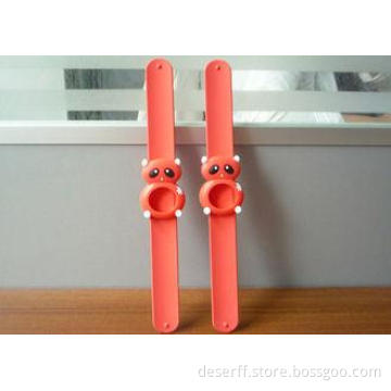 Orange Replacement Sports Rubber Watch Straps For Pms Comfo